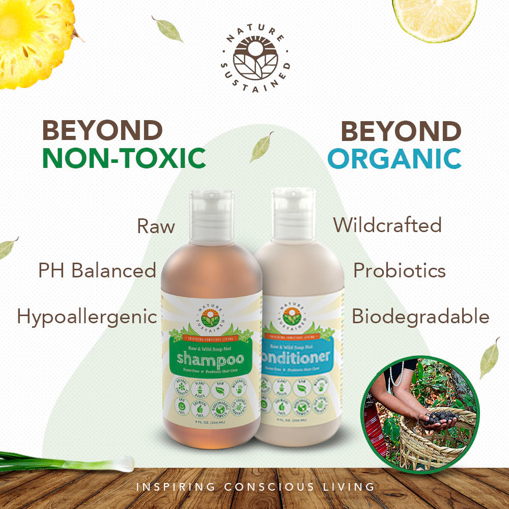 Infographic of Nature Sustained Bundles detailing non-toxic qualities